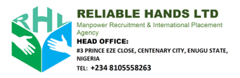 Reliable Hands LTD logo